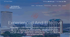 Desktop Screenshot of hathawaylaw.net